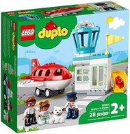 LEGO DUPLO Town Airplane &amp; Airport 10961 Building Toy; Imaginative Playset for Kids; Great, Fun Gift for Toddlers; New 2021 (28 Pieces),Multicolor,One Size