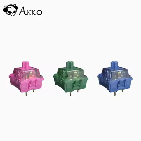 AKKO Rose Red Vintage White Switch 3 Pin Linear 35g 43g Mechanical Keyboard RGB Switches Custom Hot 