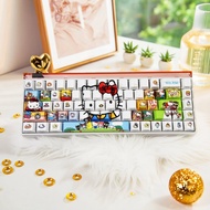 keycap keycaps custom HelloKitty Translucent Keycap Customized Mechanical Keyboard ev63 Little Bee N