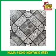 Mulia 40x40 Montasio Grey, kemarik lantai/dinding kasar