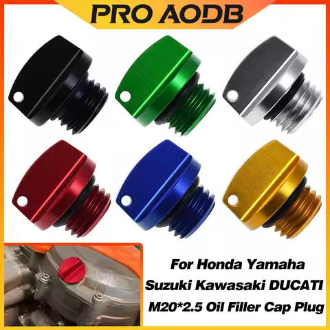 M20*2.5 CNC Oil Filler Cap Plug For Honda CRF250R CRF450R CRF250L/M For Yamaha YZ65 68 85 125 250 YZ