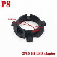 CAR-REFINE 2pcs LED H7 Bulb Holder Adapter For KIA K3 Mitsubishi Outlander LED headlight Base H7 ada
