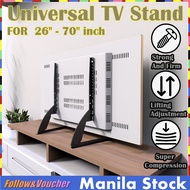 COD TV Stand Base for 26-43 Inch LCD Smart Screen TV, Adjustable Load Up To 25 Kg Monitor