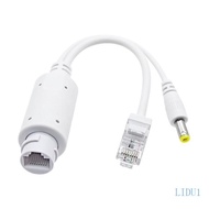 LIDU1 Active 48V to 12V Waterproof PoE Splitter Adapter IEEE802 3af Compliant for Camera VoIP Phone 