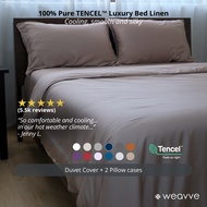 Weavve Signature TENCEL Duvet Cover Set (duvet cover + pillow case) [quilt cover | comforter cover |