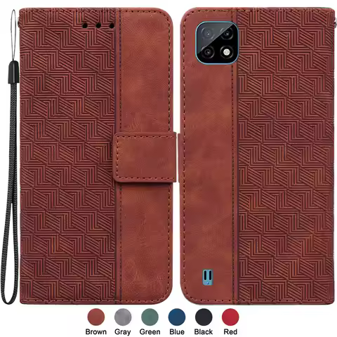 For Oppo Realme C11 2021 6.52" Capa for Oppo Realme C11 Realme C 11 2021 Case Fashion Magnetic Geome