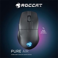 ROCCAT - PURE AIR - 54g 超輕盈無線人體工學 RGB 電競滑鼠 - 黑色 (ME-RPAIRBK)