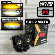 MATA PM MOTOR ROBOT HAT Laser Shooting Light SQL LEDDEVIL 2 Eyes Plus Demon Waterproof SQL Led/ Shoo