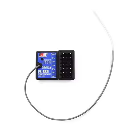 FlySky FS-BS6 Receiver 2.4Ghz 6CH AFHDS2 For FlySky FS-GT5 FS-IT4S Transmitter For RC Boat and Car