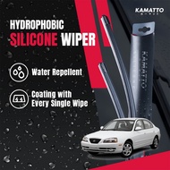 Kamatto Wiper Hyundai Elantra (2000-2006) Hydrophobic Silicone Water Repelling Coating