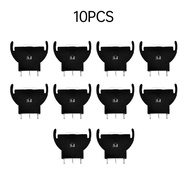 10pcs Black Plastic CR2032 2032 3V Cell Coin Battery Socket Holder Case Battery Storage Box Vertical