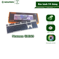 Bàn Phím Cơ Có Dây Gaming NEWMEN GM369 Hotswap N-Box Switch Khung Kim Loại Keycap Double-Shots ABS S