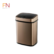 FN CUSHY  ถังขยะ ถังขยะอัตโนมัติ รุ่น Auto Sensor ขนาด12ลิตร ถังขยะสแตนเลส ถังขยะเซนเซอร์ มีฝาปิดเก็