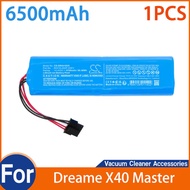 For Dreame X40 Master Robot Vacuum Parts 6500mAh （1PCS Battery ）