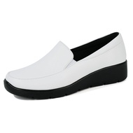 Hawkwell Women Slip On Nurse Shoes Work Shoes White/Black-Elora/6920