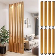 YVYKFZD Aluminum Wall Partition Posts Room Divider, Privacy Screens Columnar Floor to Ceiling, Decor