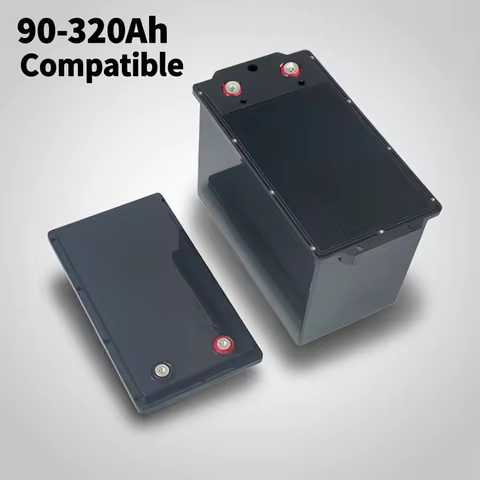 90Ah 105Ah 200Ah 280Ah 310Ah 320Ah Box Lifepo4 Battery Storage Boxes 12V Solar Cells Case RV Yacht B