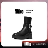 FITFLOP F-LUMA CRYSTAL-BUCKLE BOOTS รองเท้าบูทผู้หญิง รุ่น E3Q