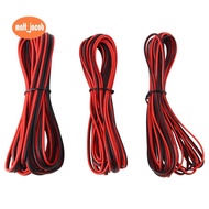 3PCS 2 Pin 12V 5M Electrical Wire 22/20/18AWG LED Strip Extension Cable for Speakers Audio Battery C