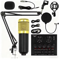 BM800 Condenser Microphone V8 Sound Card Kit with Stand