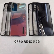 Kesing Housing Casing Fullset / Frame Backdoor Tutup Mesin Fullset Oppo Reno 5 5G Original