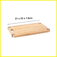 ◫ ❤ ❃ Eurochef by Winland Non-slip Pure thick Bamboo Cutting Board Wooden Food Serving Tray Choppin