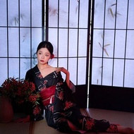 Costume Yukata Girl New Style Japanese fashion God Japanese Style Studio Photo Traditional cod Impro
