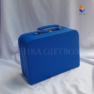 Box Hamper Model Suitcase Convex Box (Blue) Box