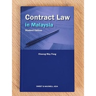 Contract Law in Malaysia - Student Edition Author: Cheong May Fong