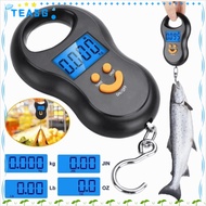 TEASG Digital Scale, LCD Scale 50Kg Capacity Electronic Hanging Scale, High Quality Portable Pocket 