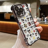 Case Redmi A5 4G A3 4G A1 Plus A2 Plus 9 9A 9C 10 4G A1 8 8A Case Four corner full screen Mickey tra