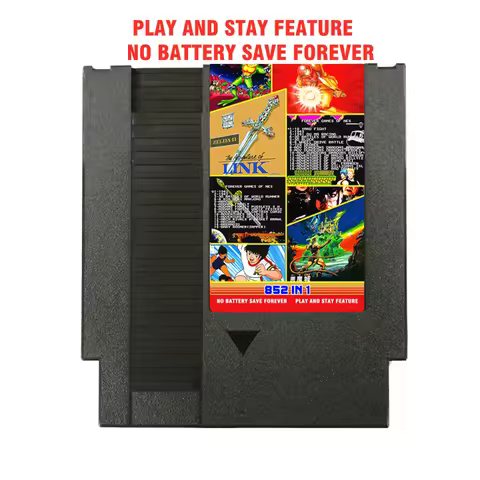 LIKEST DUO GAMES OF NES 852 in 1(405+447)Game Cartridge for NES Console System total 852 games 1024M