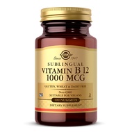 Vitamin B12 Sublingual Solgar lozenges 1000mcg 100 tablets.