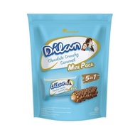 DILAN CRUNCHY MINI WAFER PACK POUCH ISI 10 x 9.5 GRAM ECERAN COKLAT