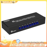 8-Way AV Switch  Switcher  Out Composite Video L/R  Box for DVD Audio Switcher