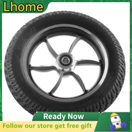 Lhome Electric Wheelchair Tyre 10in Rubber Inflatable Caster Wheel Replacement