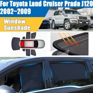 Visor For Toyota Land Cruiser Prado J120 MK3 2002~2009 Car Mesh Sun Shade Heat Insulation Sunshade U