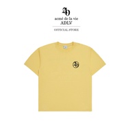 ADLV เสื้อยืด Oversize รุ่น  New Symbol Bio Washing Short Sleeve T-Shirt Yellow Yellow (50132SBWSSU_F3YLXX)