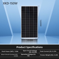 TENGYAGAO | Monocrystalline Solar Panel 12V 150W