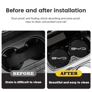 Sale 2Pcs Car Water Cup Slot Anti Slip Mat Interior Accessories For BYD Atho 3 Yuan F3 E6 F0 G3 I3