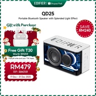 Edifier QD25 Portable Bluetooth Speaker - Hi-Res | Mid-bass | 15 hrs Playtime | Stereo Pairing