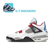 AIR JORDAN 4 Retro Red Blue Mandarin Duck Mid-Tube Basketball Shoes Cushioning Sports Men Women Tren