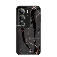 Realme C75 C75x 5G 4G 2025 Trường Hợp Sang Trọng kính cường lực Gradient đá cẩm thạch Ốp bảo vệ Cho