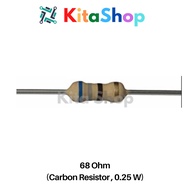 Resistor 68 Ohm (Carbon - 0.25W)