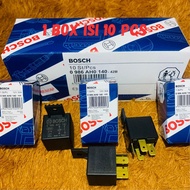 1 Box (10 Pcs) Original Bosch Relay 12V 30A | PN: 0 986 AH0 140-42B | Standard 4-Prong Relay