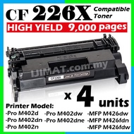 4x Toner Compatible to HP CF226A CF 226A 26A HP26A CF226X 226X LaserJet Pro M402n M402dn M402dw MFP 