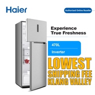 HAIER - REFRIGERATOR (PETI SEJUK), 2 PINTU, Inverter, 470 LITER (Model: HRF-IV498H) [WARRANTY 2 TAHUN]