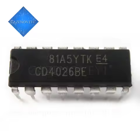 10pcs/lot CD4026 CD4026BE 4026 IC CMOS Counters Decade/Divider