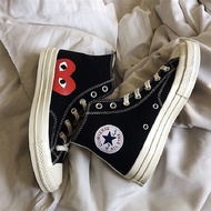 C CDG X Converse 1970s Converse Rei Kawakubo play Love Heart Joint Canvas Shoes150204C