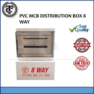 TC MCB PVC DB Box / MCB Distribution Box , 8Way, PVC